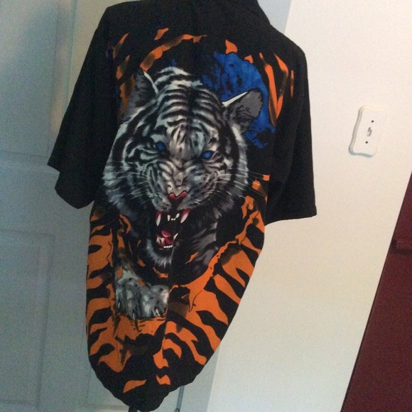 💚K.A.D. tiger shirt - Picture 3 of 5